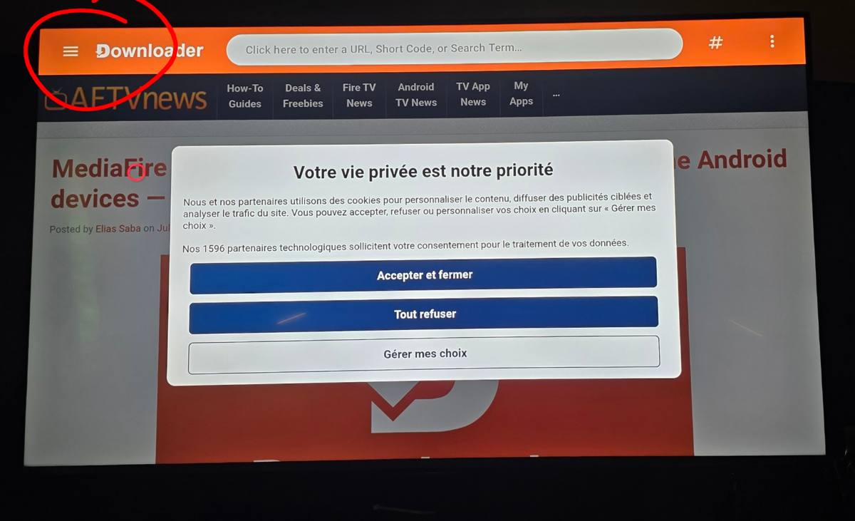 Aller dans FILES et installer le fichier