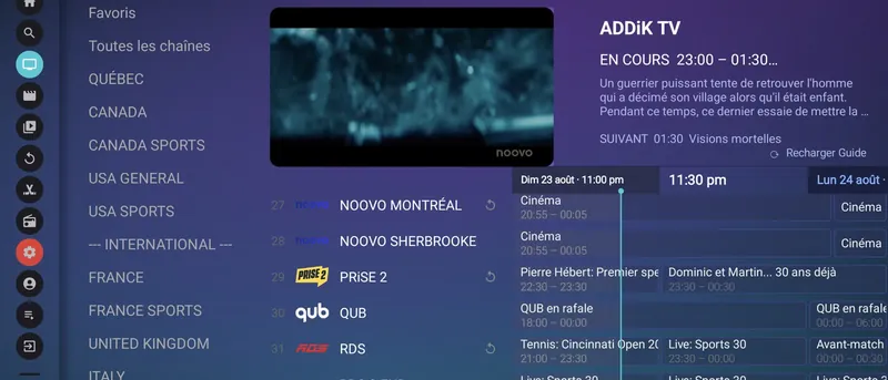 ONYX PLAYER — catégories Québec, Canada, sports, USA